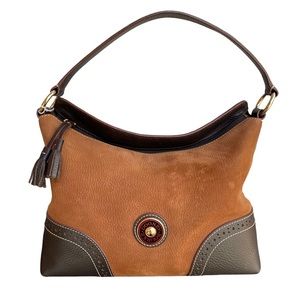 Vintage Dooney Bourke Nubuck Shoulder Bag